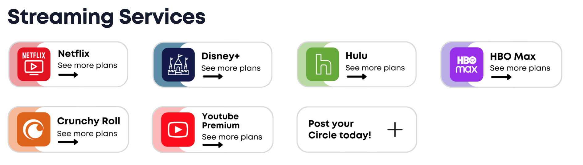How does the streaming subscriptions work? Circledin